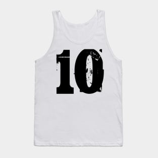 10 number Tank Top